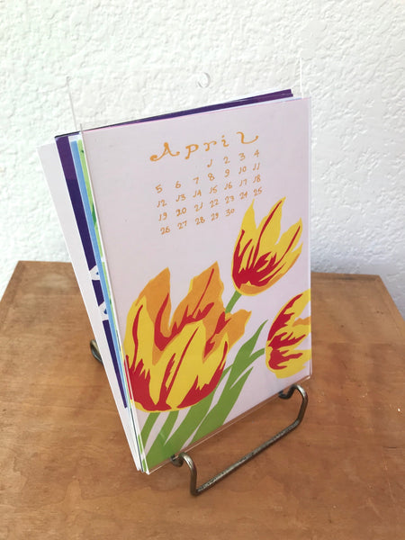 2022 Flowers Calendar with frame